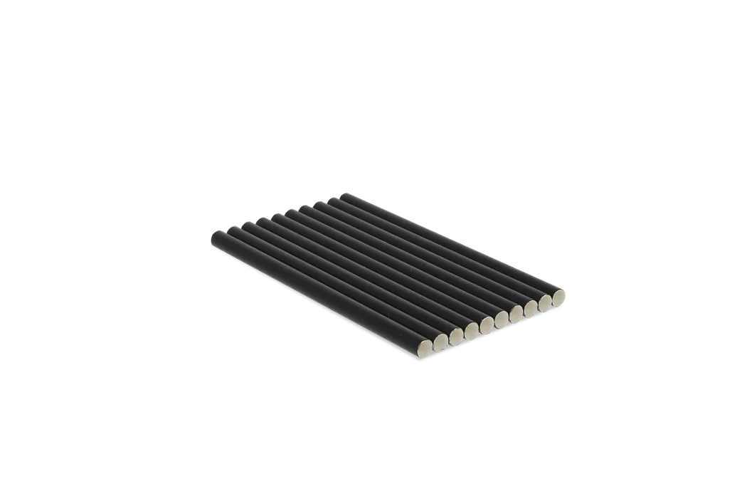 Papieren rietjes naturel 150x8mm BIO
